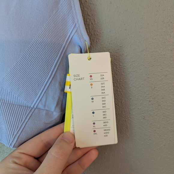 All in Motion Light Lavender Sports Bra - Picture 2 of 7